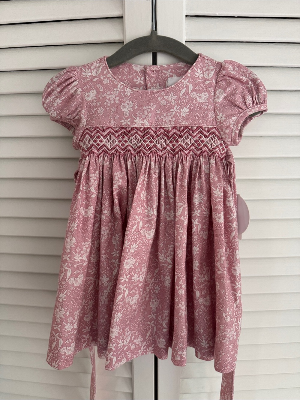 Edgehill Collection Smocked Dress 6m